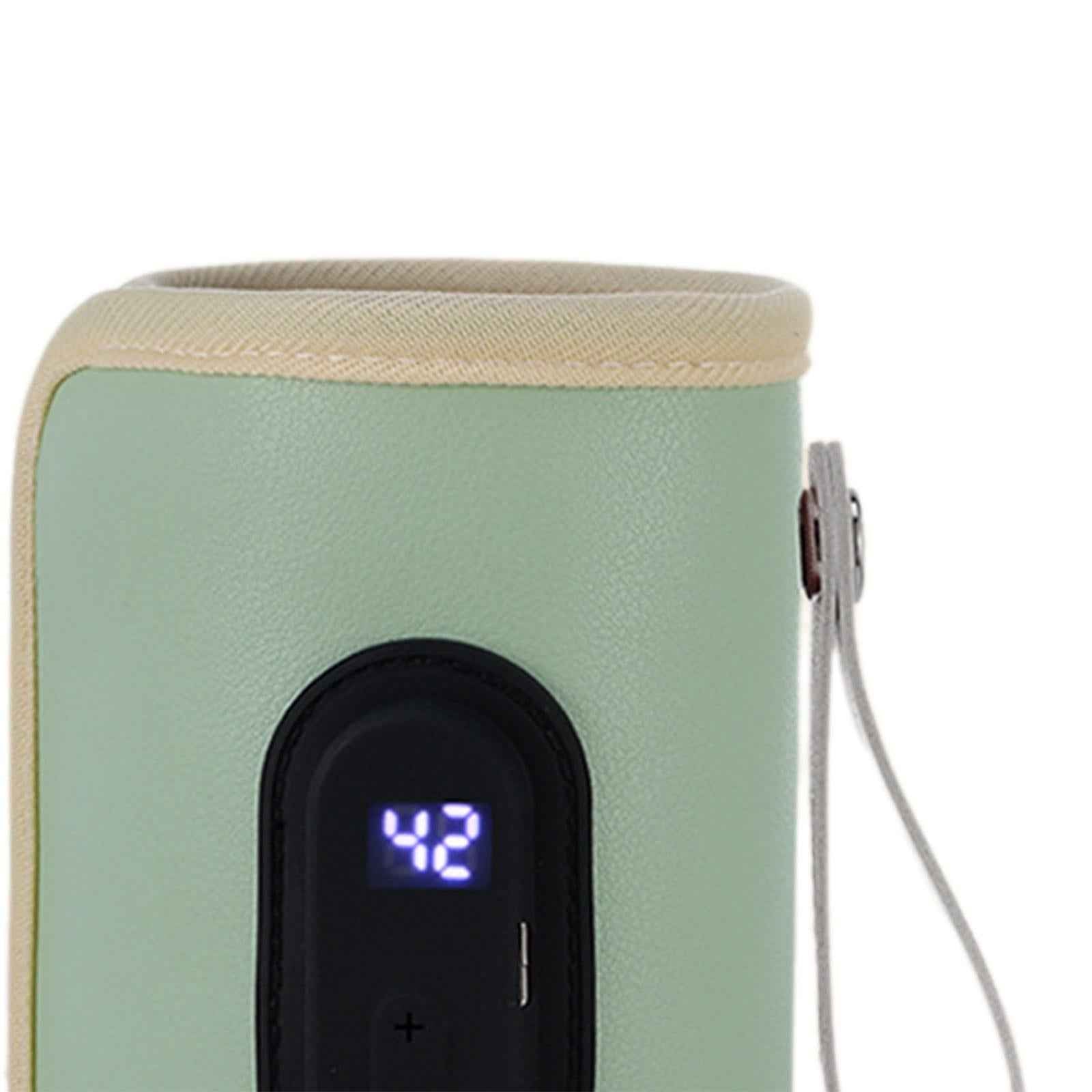 Portable Bottle Warmer Milk Breast Milk Bottle Heater for Business Trip Home green