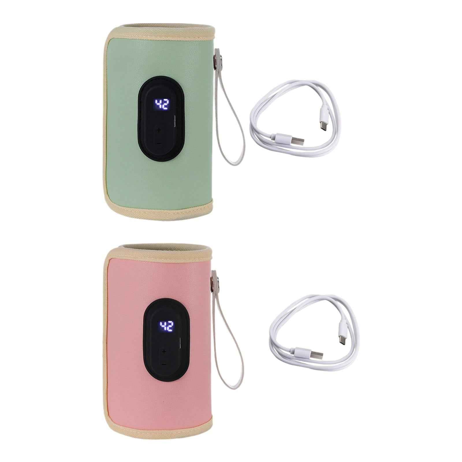 Portable Bottle Warmer Milk Breast Milk Bottle Heater for Business Trip Home green