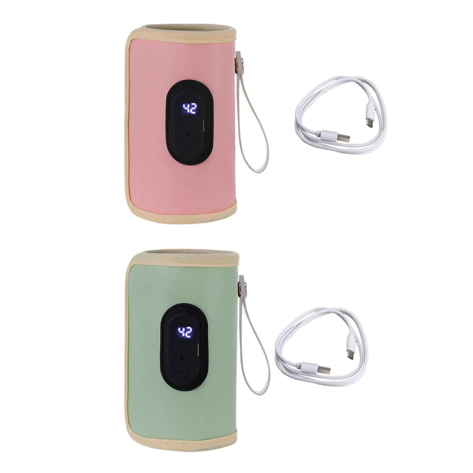 Portable Bottle Warmer Milk Breast Milk Bottle Heater for Business Trip Home green