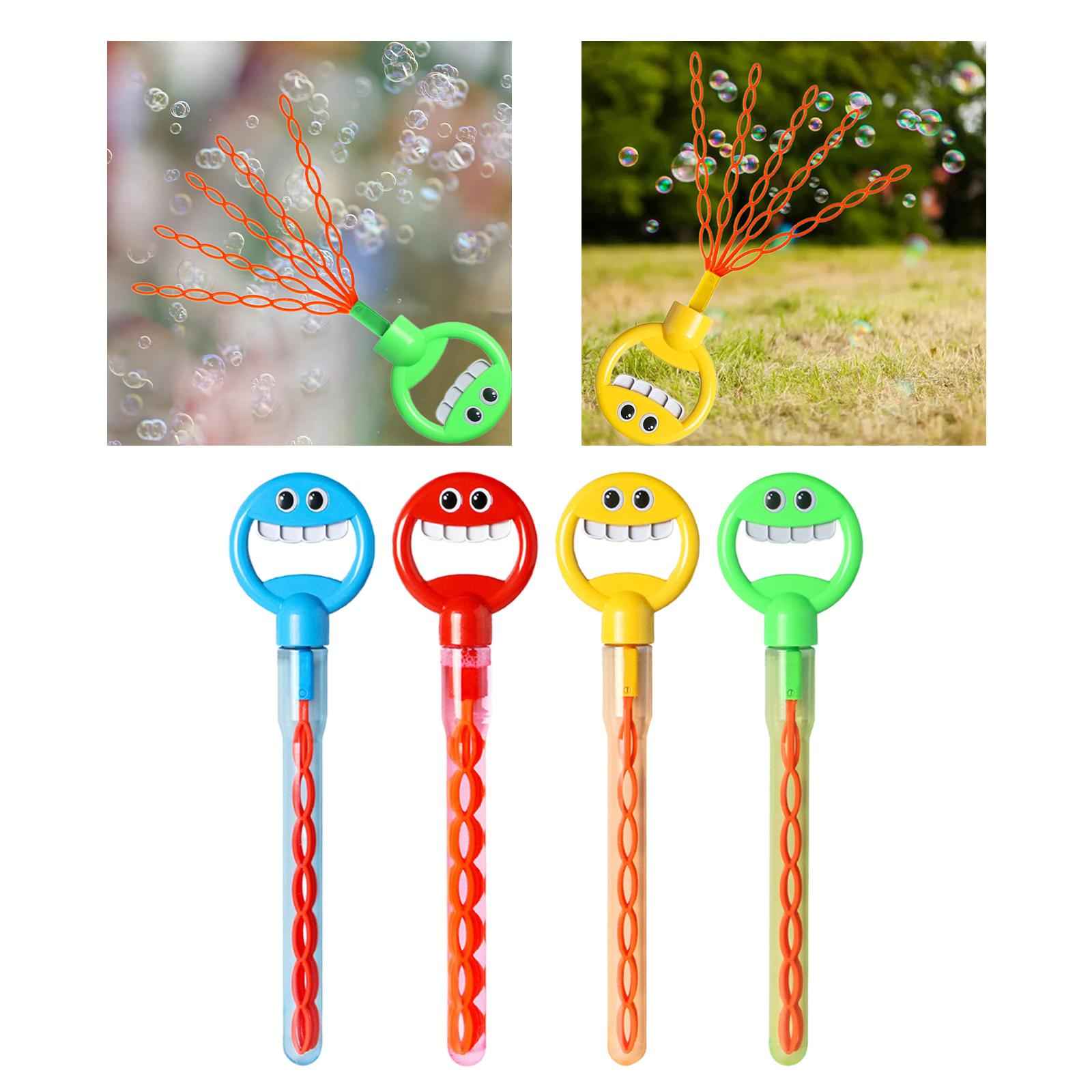 Bubble Wands Outdoor Refill Party Favors Activity Indoor Bubble Sticks Blue