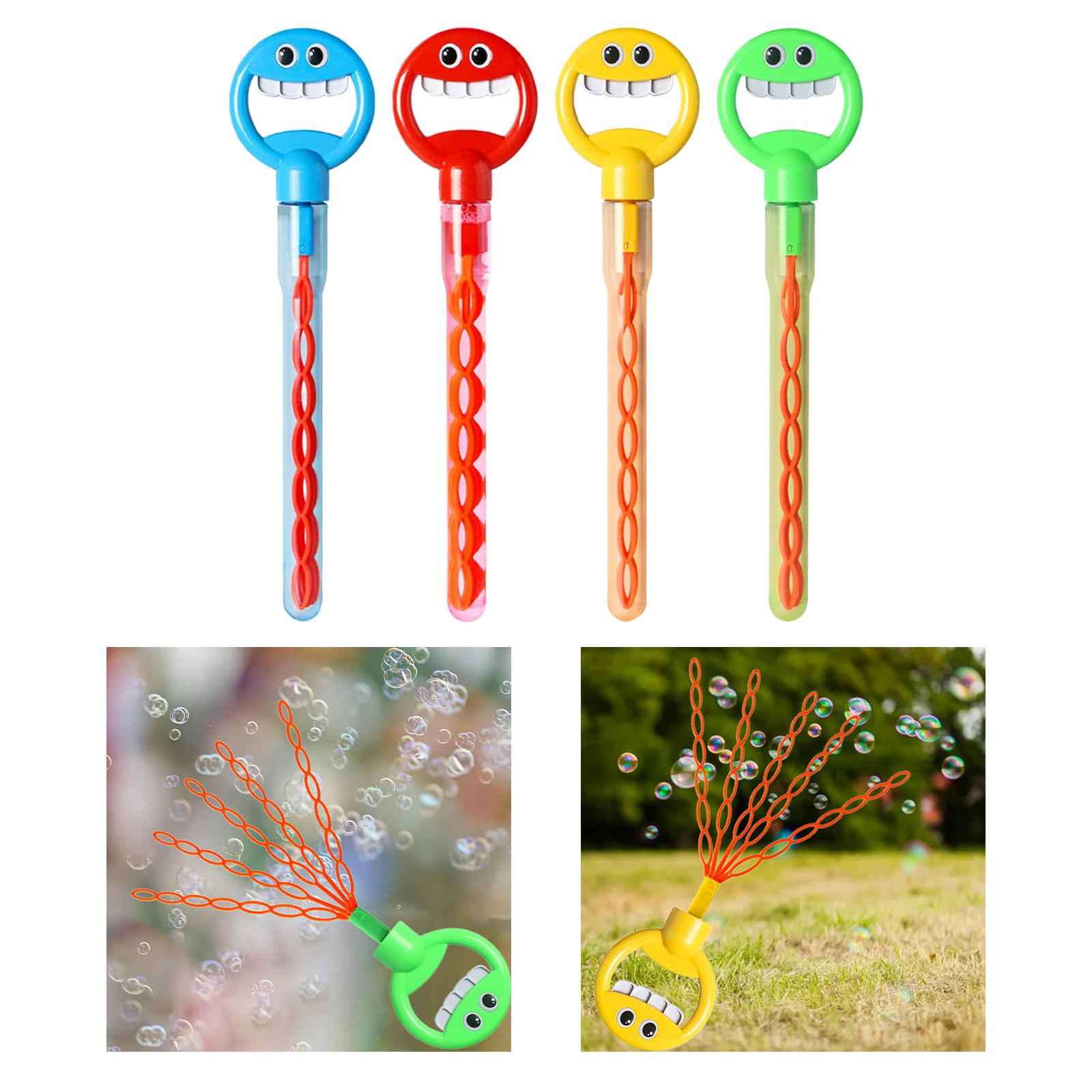 Bubble Wands Outdoor Refill Party Favors Activity Indoor Bubble Sticks Blue