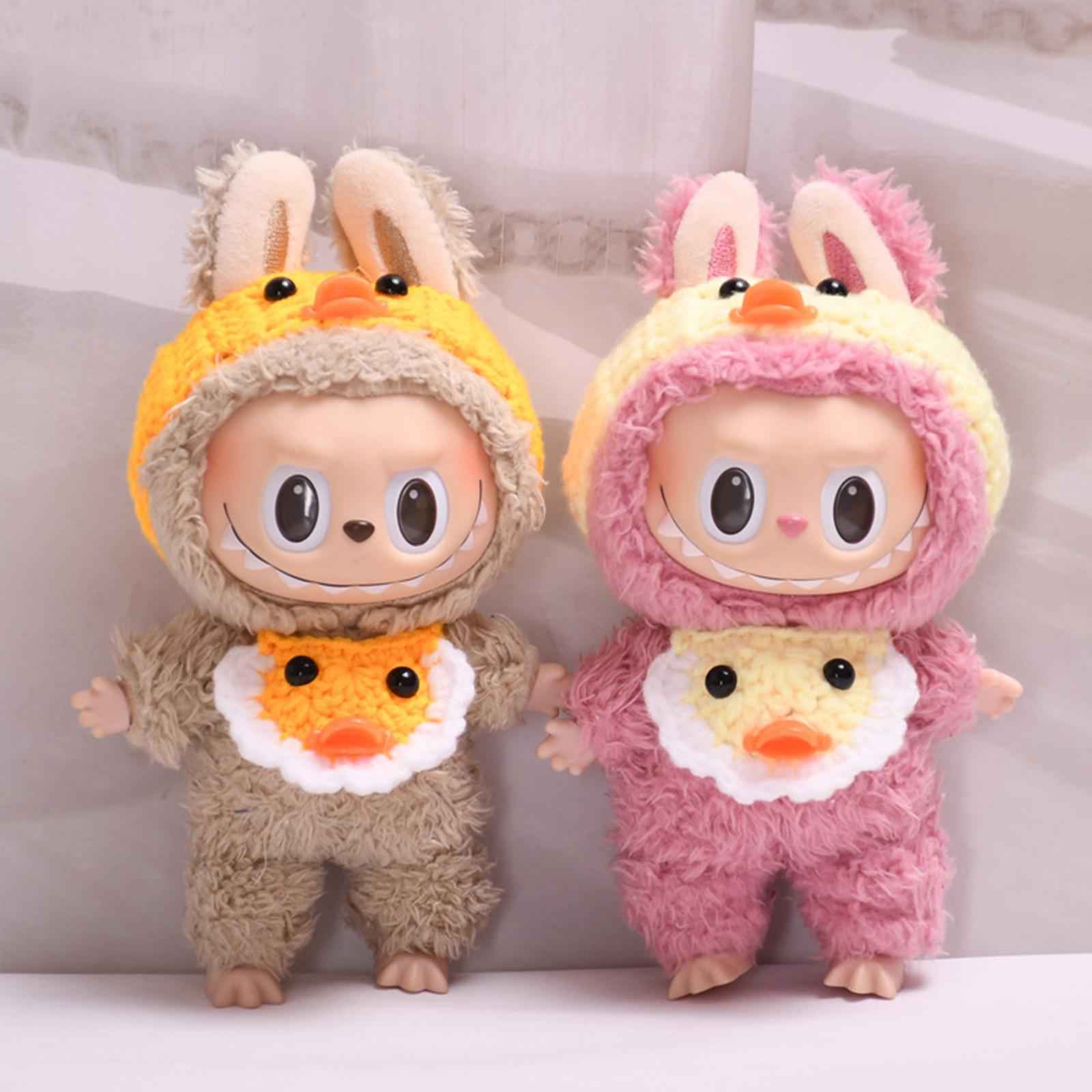 Costume Accessory Set Lovely Kids Toy for 17cm Dolls,15cm Dolls Pendant Doll yellow