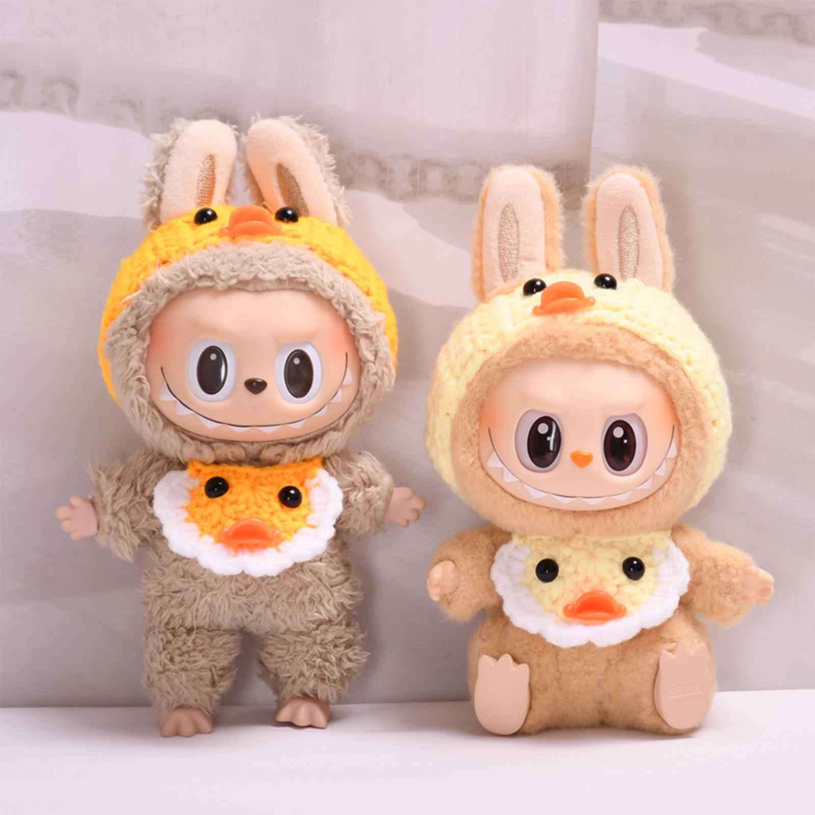 Costume Accessory Set Lovely Kids Toy for 17cm Dolls,15cm Dolls Pendant Doll yellow