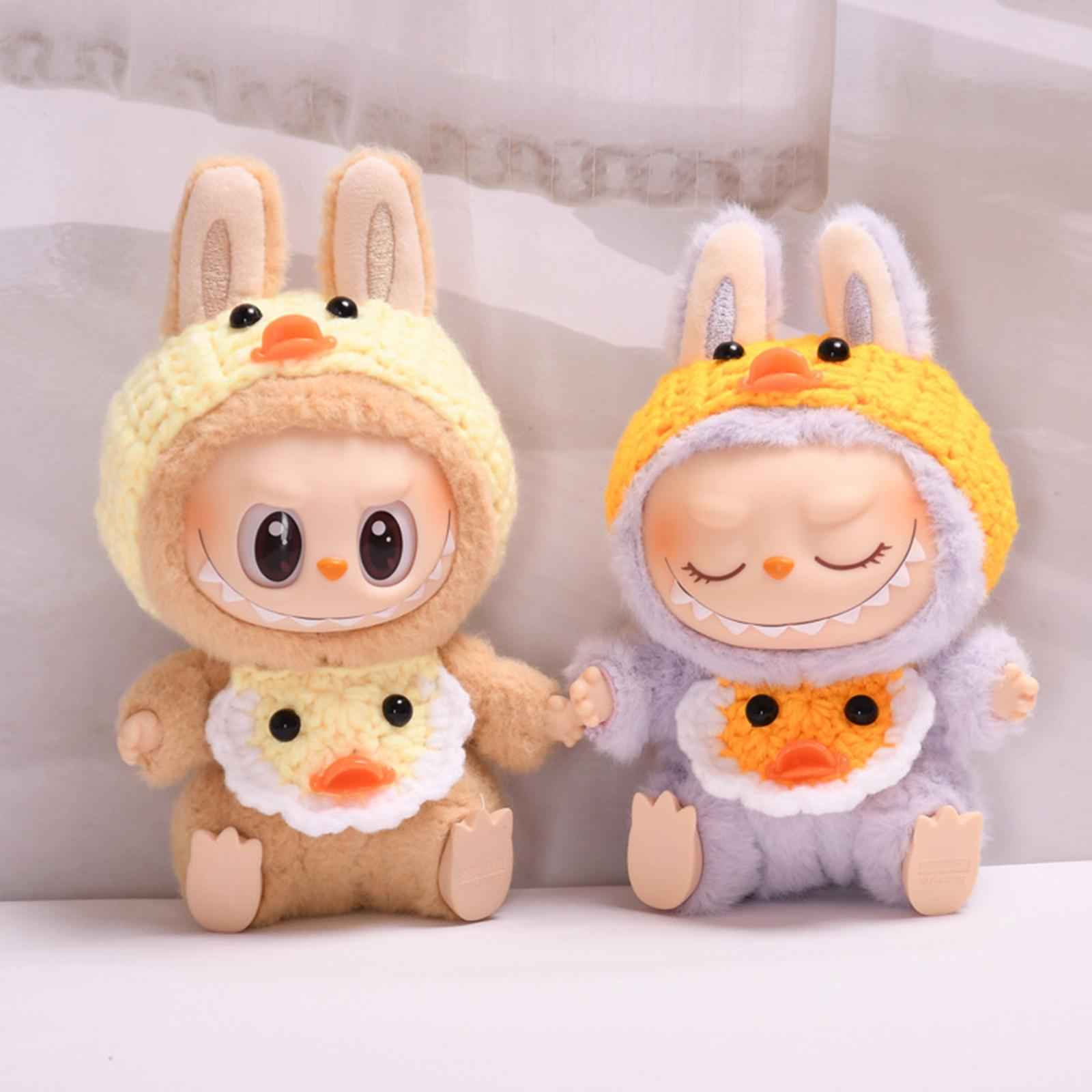 Costume Accessory Set Lovely Kids Toy for 17cm Dolls,15cm Dolls Pendant Doll yellow