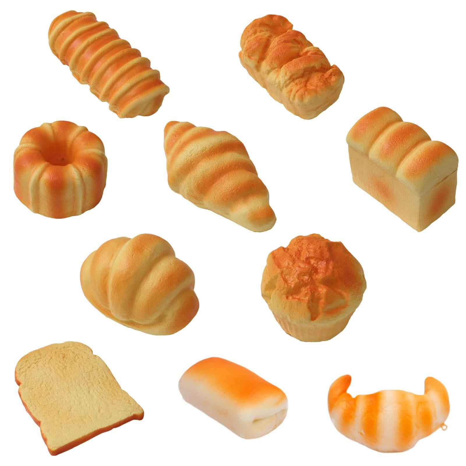 Soft Toast Bread Shape Squishes Toy Bread Stress Toy for Teens Kids Children A