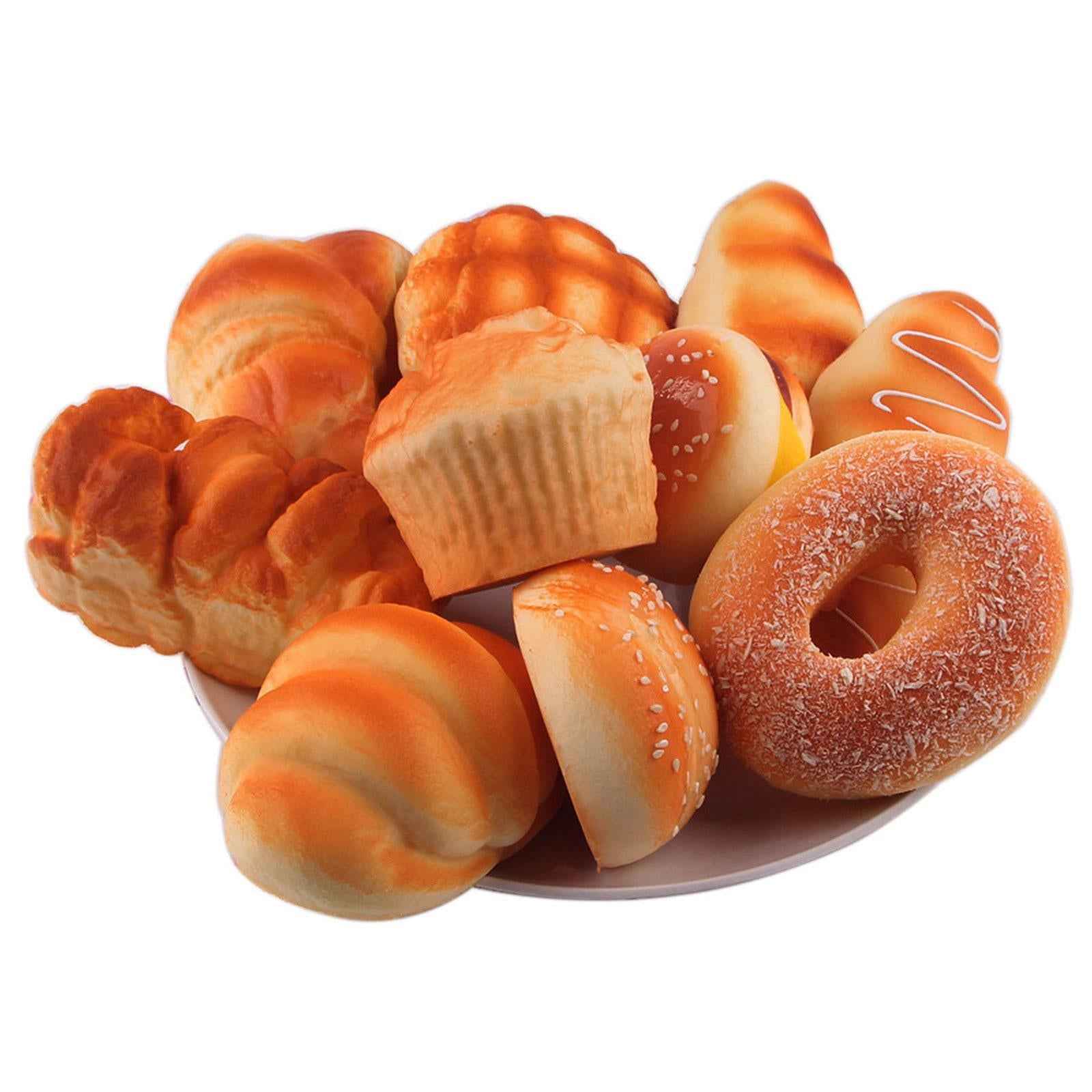Soft Toast Bread Shape Squishes Toy Bread Stress Toy for Teens Kids Children A