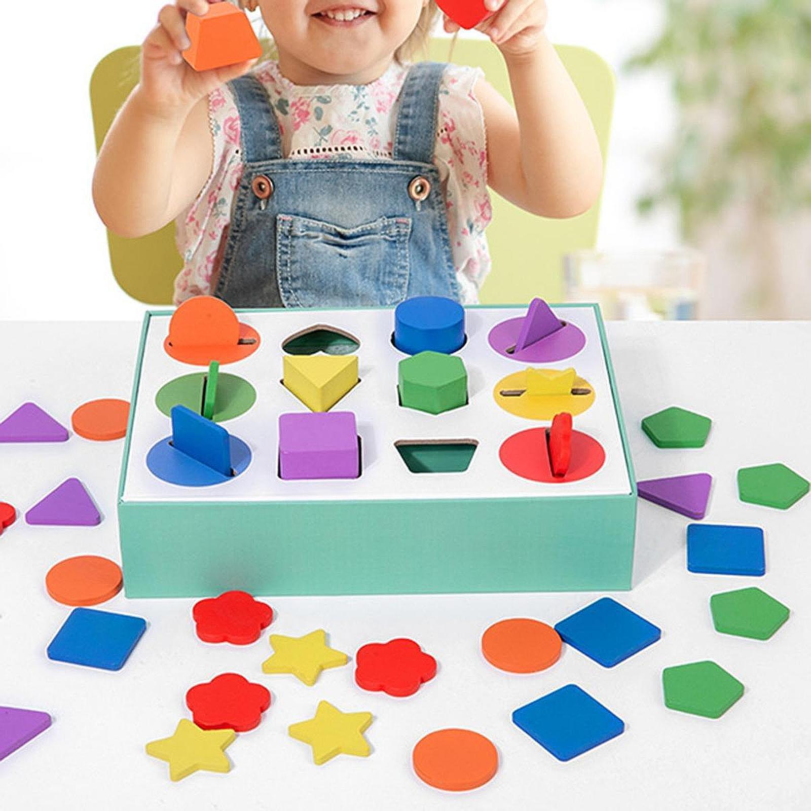 Color Recognition Cognitive Toy Fine Motor Skills Toy for Children Boy Girls
