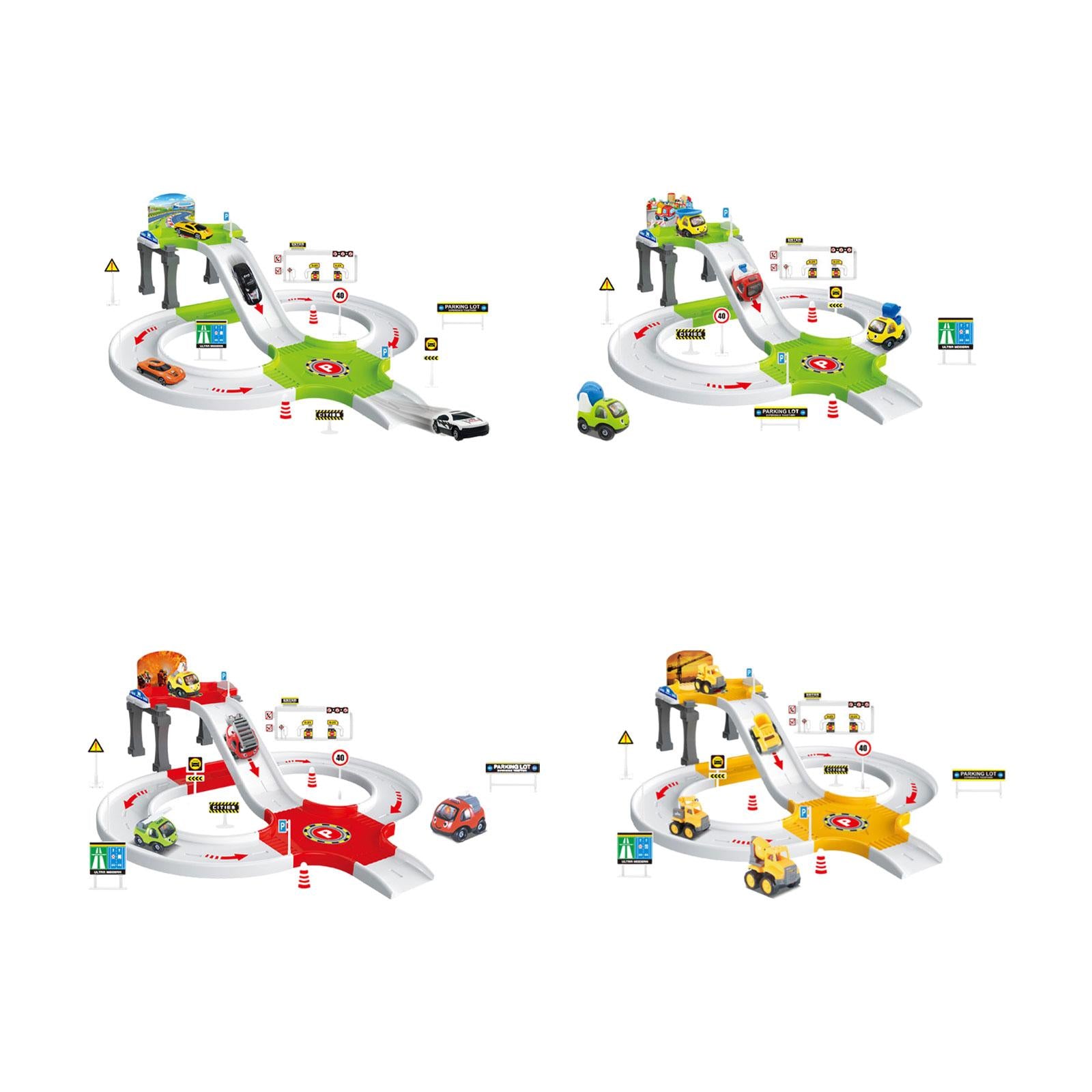 Boy Toy Aged 4-6 Sturdy Educational Car Kit Cartoon Preschool Car Games Toys Racings Car