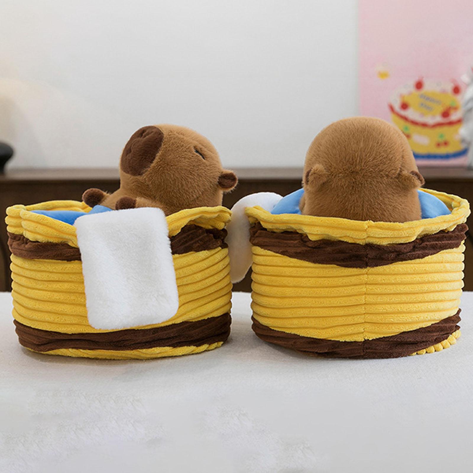 Capybara Plush Toy Adorable Soft Stuffed Animal for Kids Adults Family Gifts