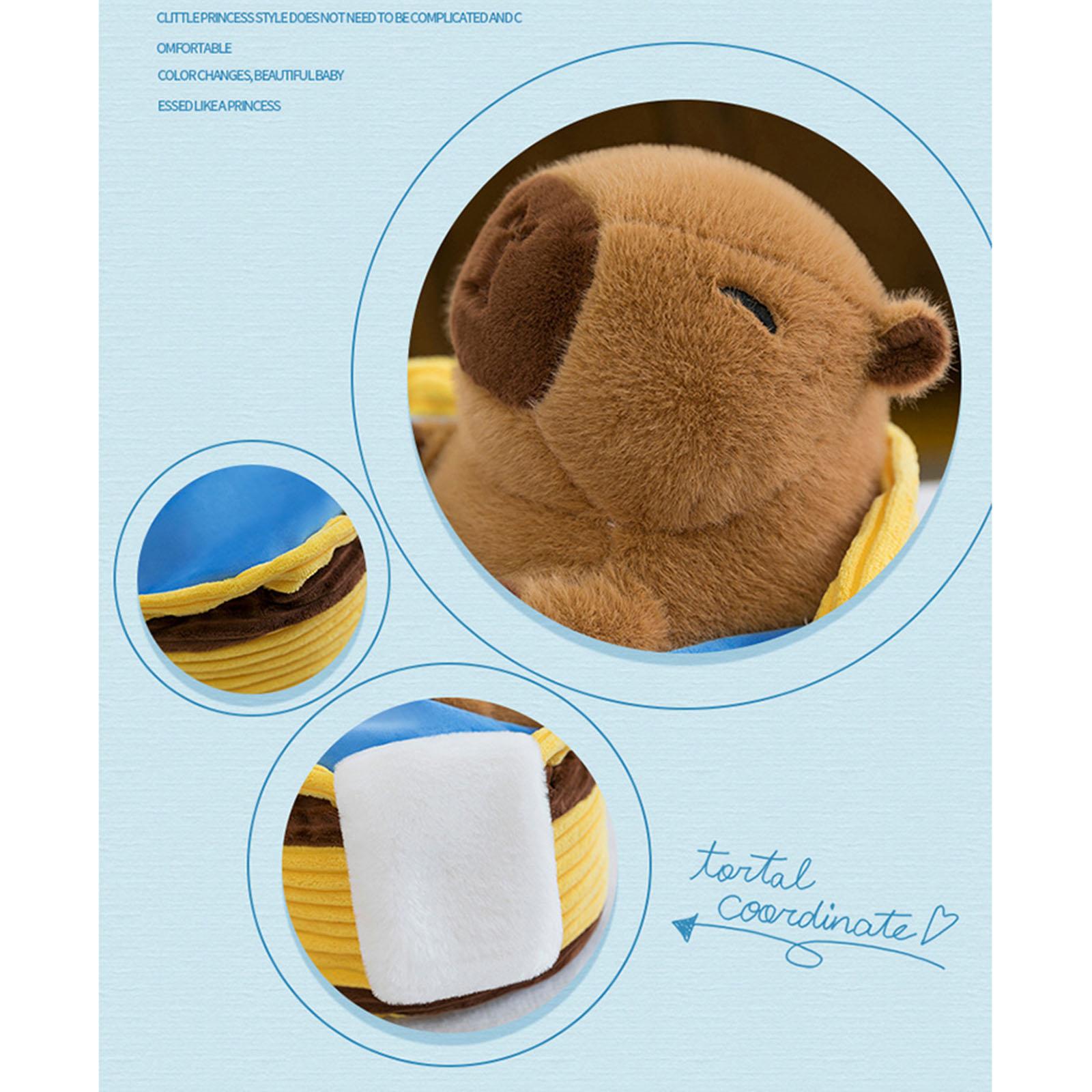 Capybara Plush Toy Adorable Soft Stuffed Animal for Kids Adults Family Gifts