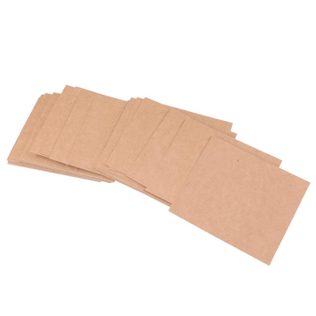 300 Pieces Vintage Kraft Blank Place Name Card Wedding Table Card Twine