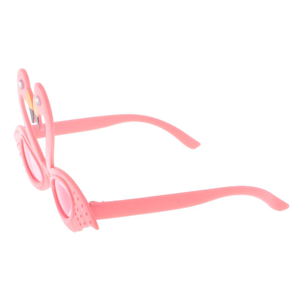5pcs Hawaiian Tropical Flamingo Sunglasses Party Glasses Fancy Dress