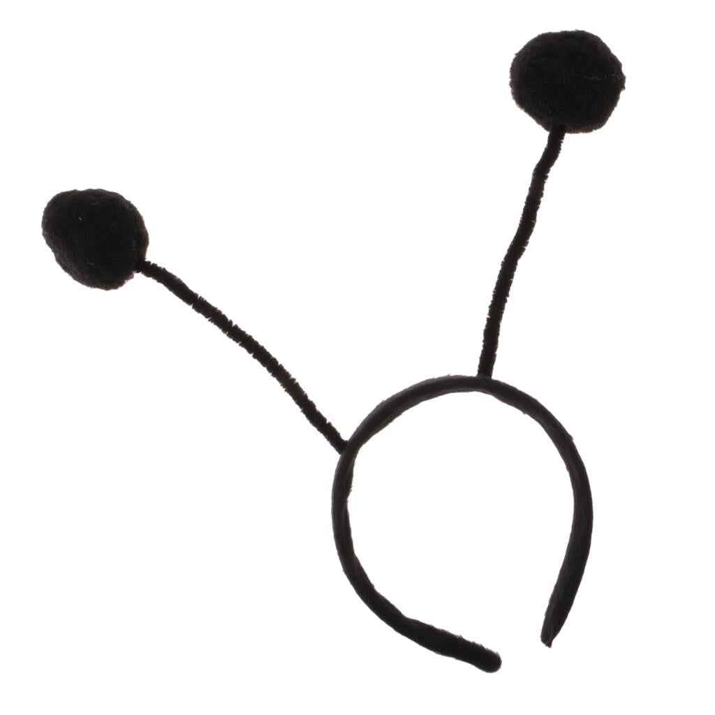 Girl Kids Insect Bumlebee Ant Ladybug Alien Headband Party Costume Black
