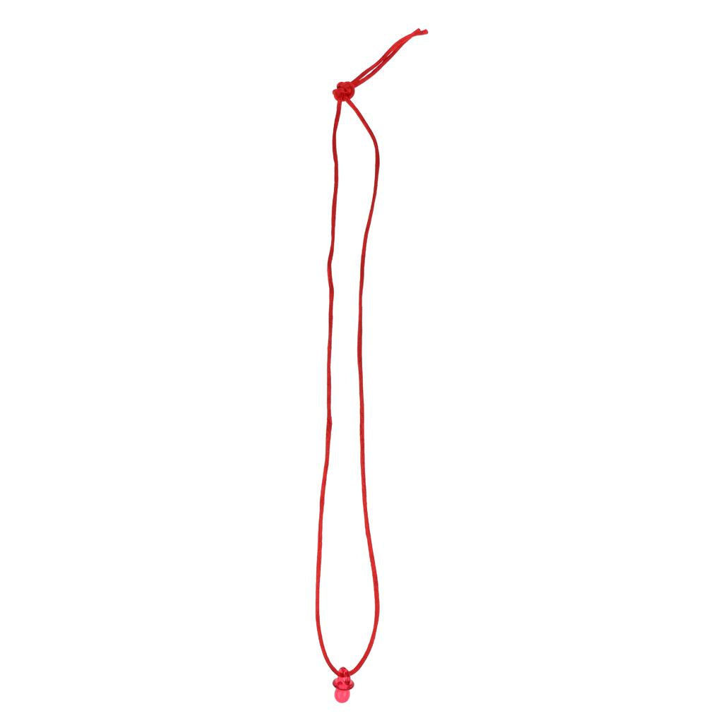 20pcs Mini Pacifier Necklaces Game Prizes Gifts Baby Shower Favor Red