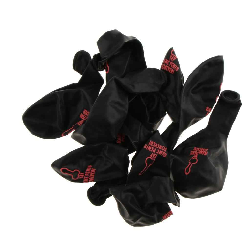 10 Pieces YAY SAME PENIS FOREVER Latex Balloons Wedding Bridal Shower Decor