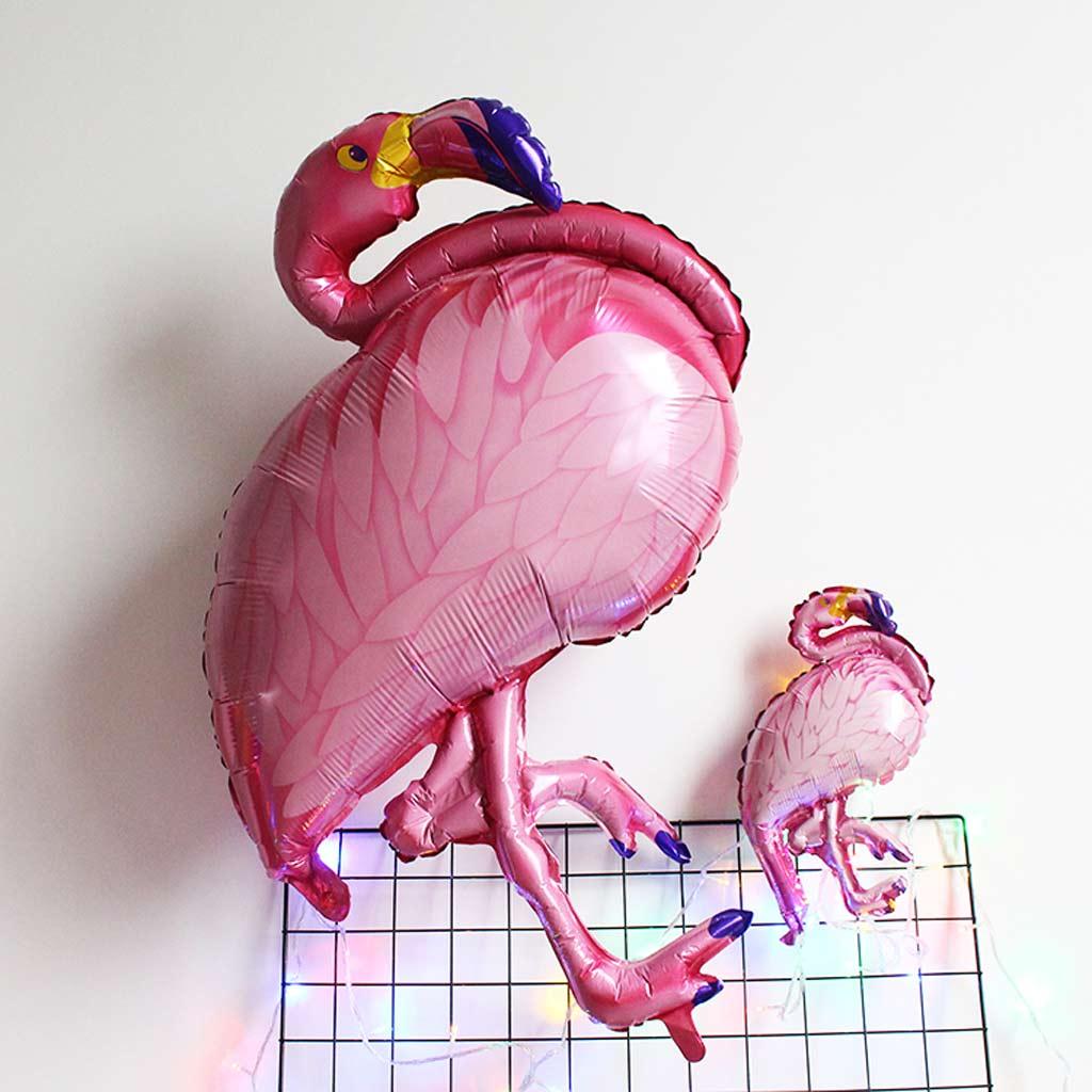 20pcs Set Tropical Mini Unicorn Flamingo Foil Balloons Kids Party Decoration