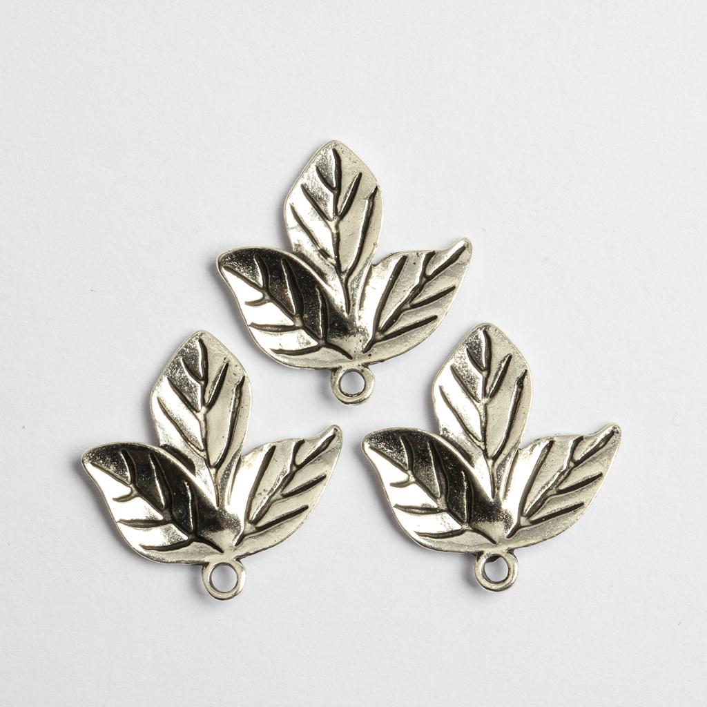 4x20 Pieces Alloy Leaves Leaf Charms Pendents Jewelry Making Clothes DIY Craft