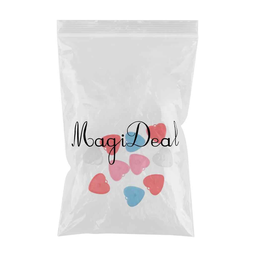 Pieces of 10 Colorful Heart Shape Balloon Weight