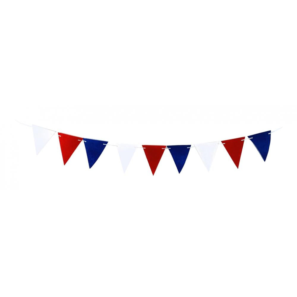 USA Sign Banner Party Hanging Decor for Independence Day  Red Blue Banner