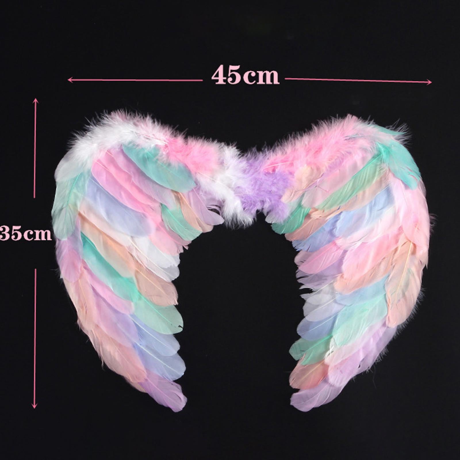 Child Angel Feather Wing Costume Wing Kids Feather Fairy Wing S