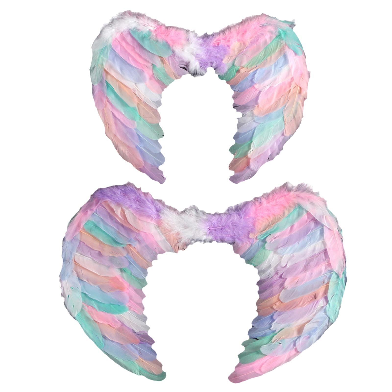 Child Angel Feather Wing Costume Wing Kids Feather Fairy Wing S
