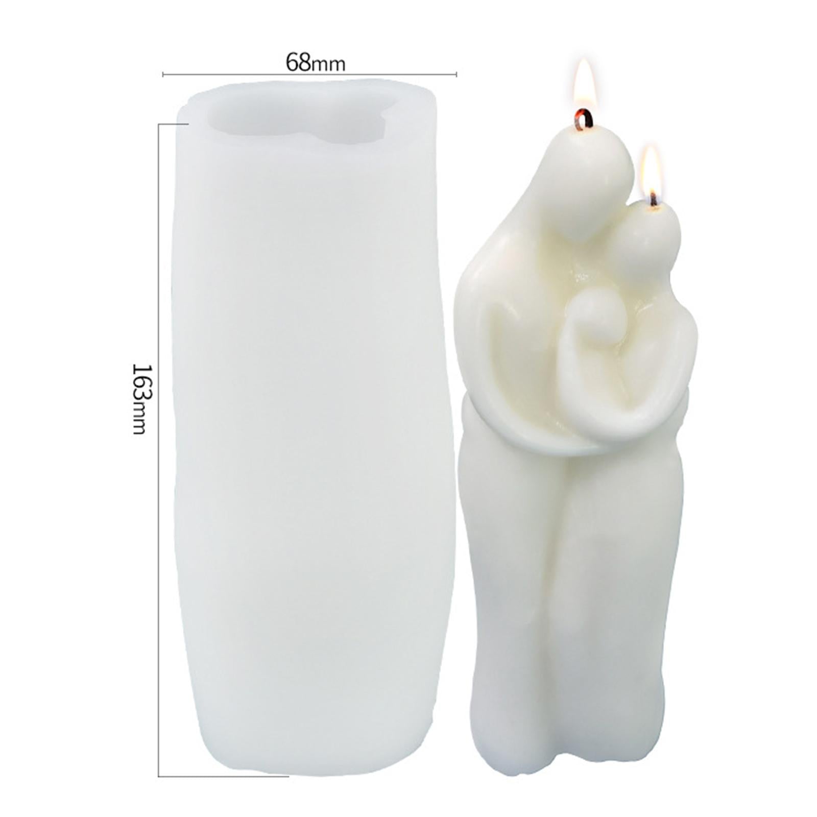 Candle Mold Handmade Gift Home Decor for Aromatherapy Candle Making Supplies D