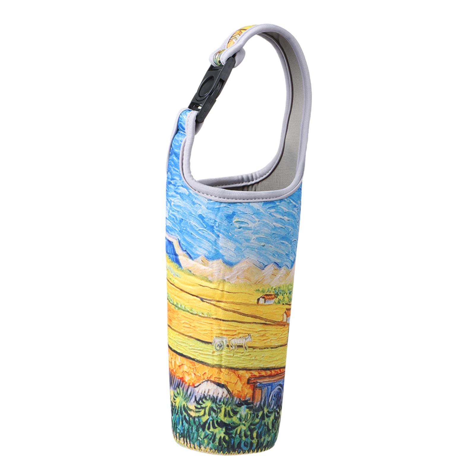 2xTumbler Carrier Holder Pouch Anti Hot Cup Sleeve Beverage Bag Mug Holder