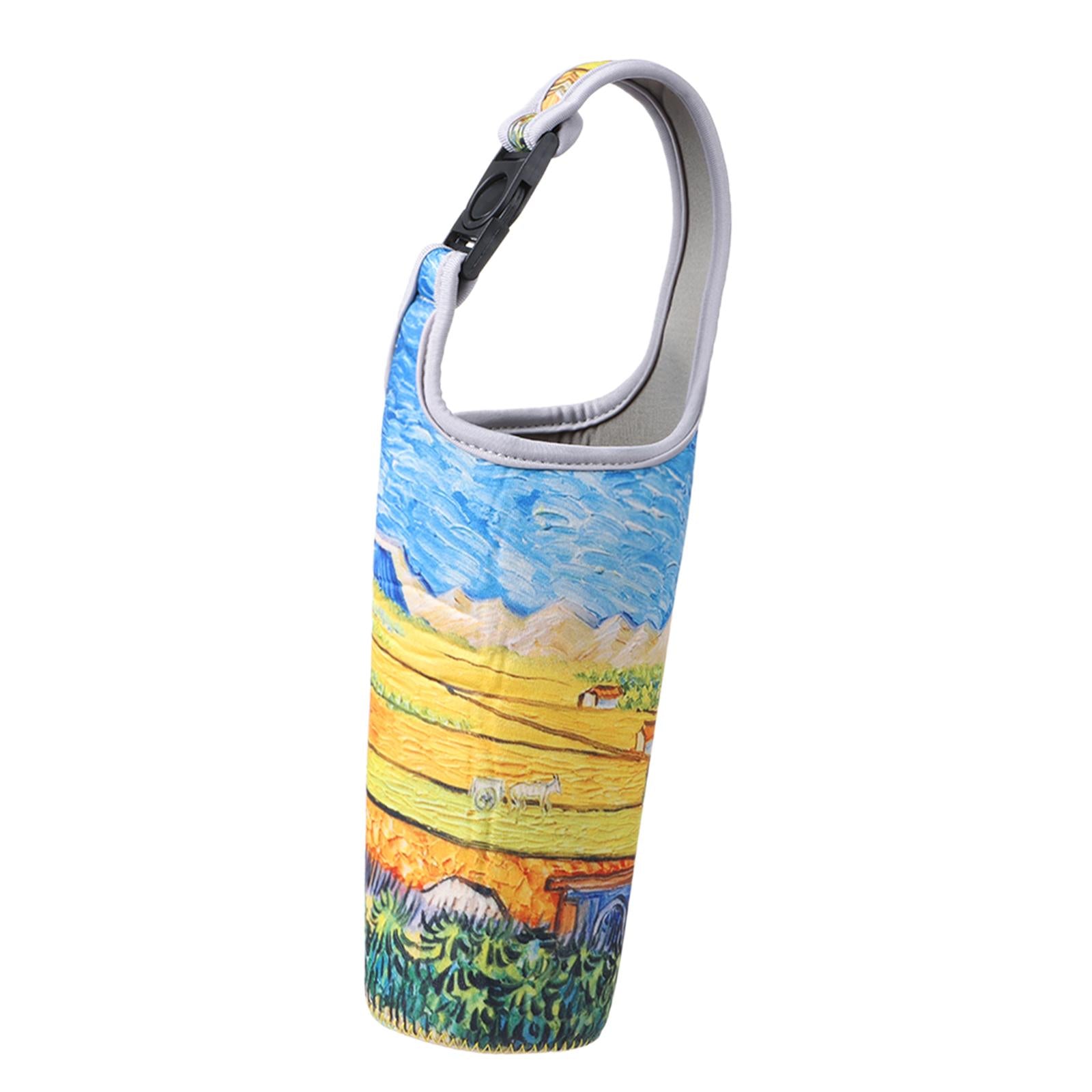 2xTumbler Carrier Holder Pouch Anti Hot Cup Sleeve Beverage Bag Mug Holder