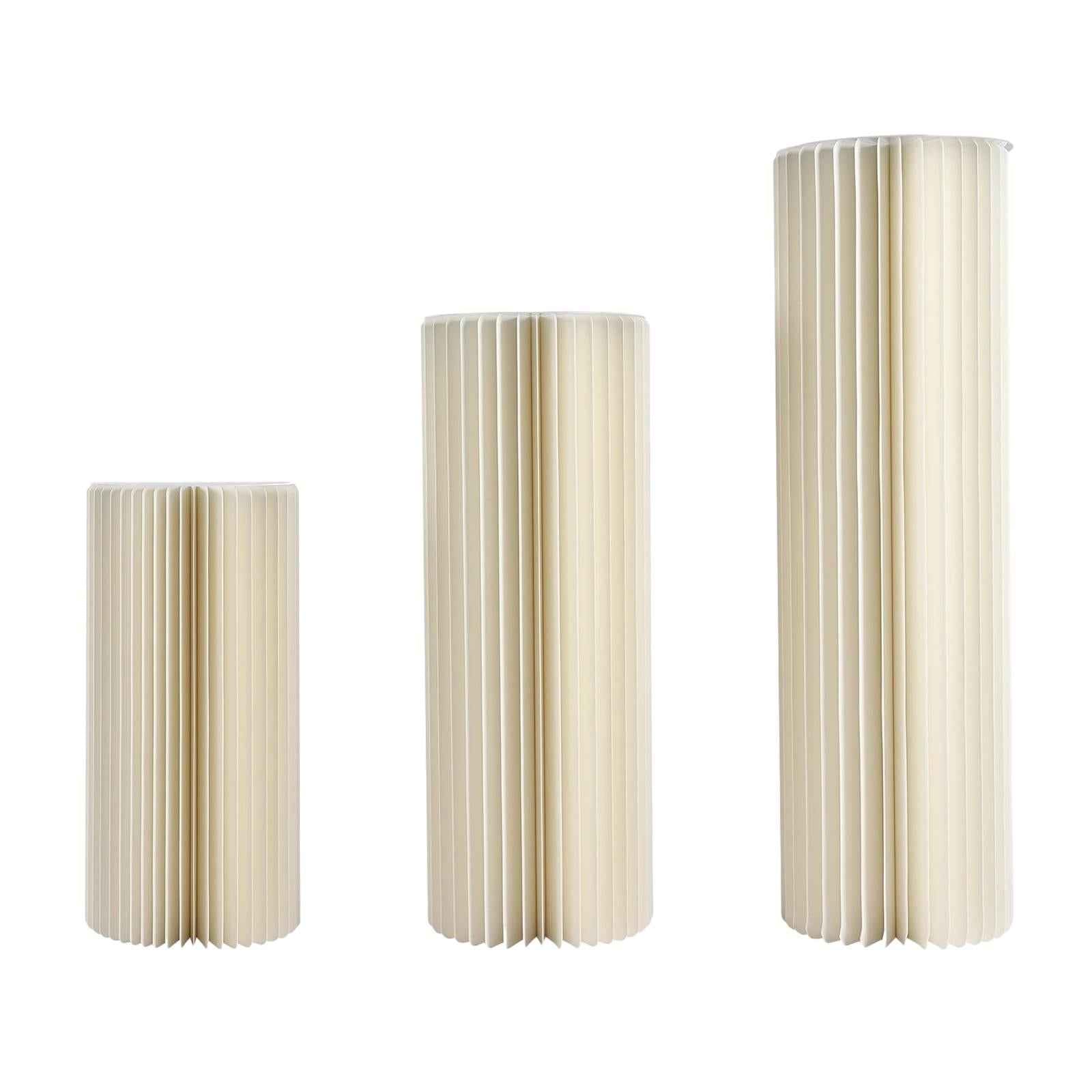 Cylinder Pedestal Stand Paper Columns for Festival Wedding Props Ceremonies