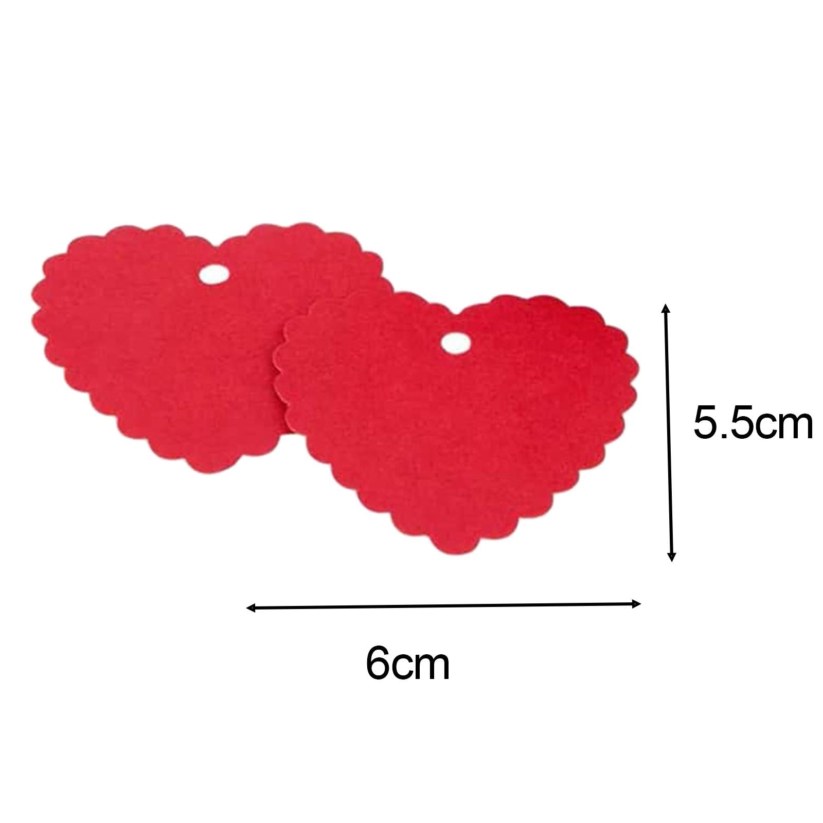 3x50Pcs Valentine's Day Gift Tags with String Art Crafts Heart Shaped Gift Tags