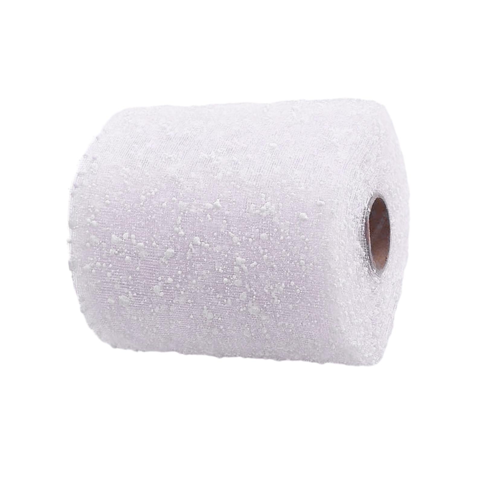 2xFlower Wrapping Mesh Paper Valentines Day Decor for Party Festivals Proposal White