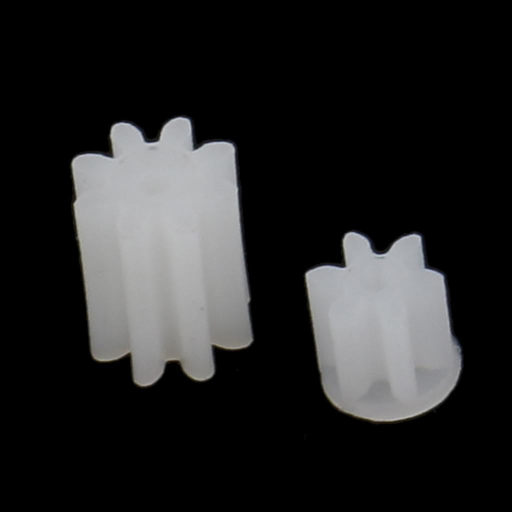 3x6 Pieces/Set Colorful Plastic Gears Car Toy Models Parts Accessories