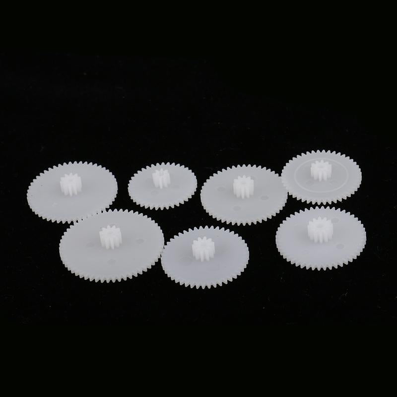2x19 Pieces/Set Assorted Plastic Gears Car Toys Models Part Accessories