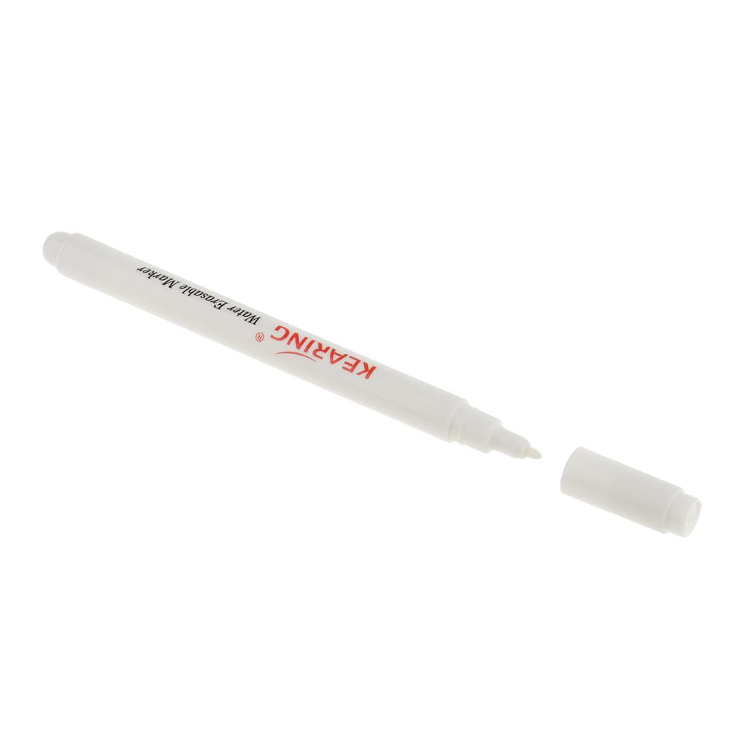 Air/Water Erasable Pen Vanishing Fabric Marker White 1mm Water Soluble Pen 