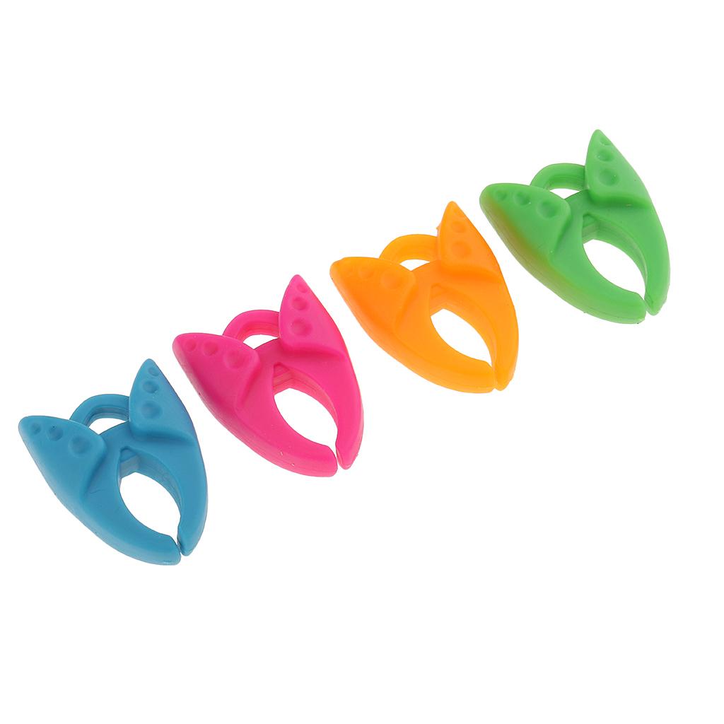 12 Pieces Silicone Bobbin Holders Clips and 4 Pieces Thread Spool Huggers