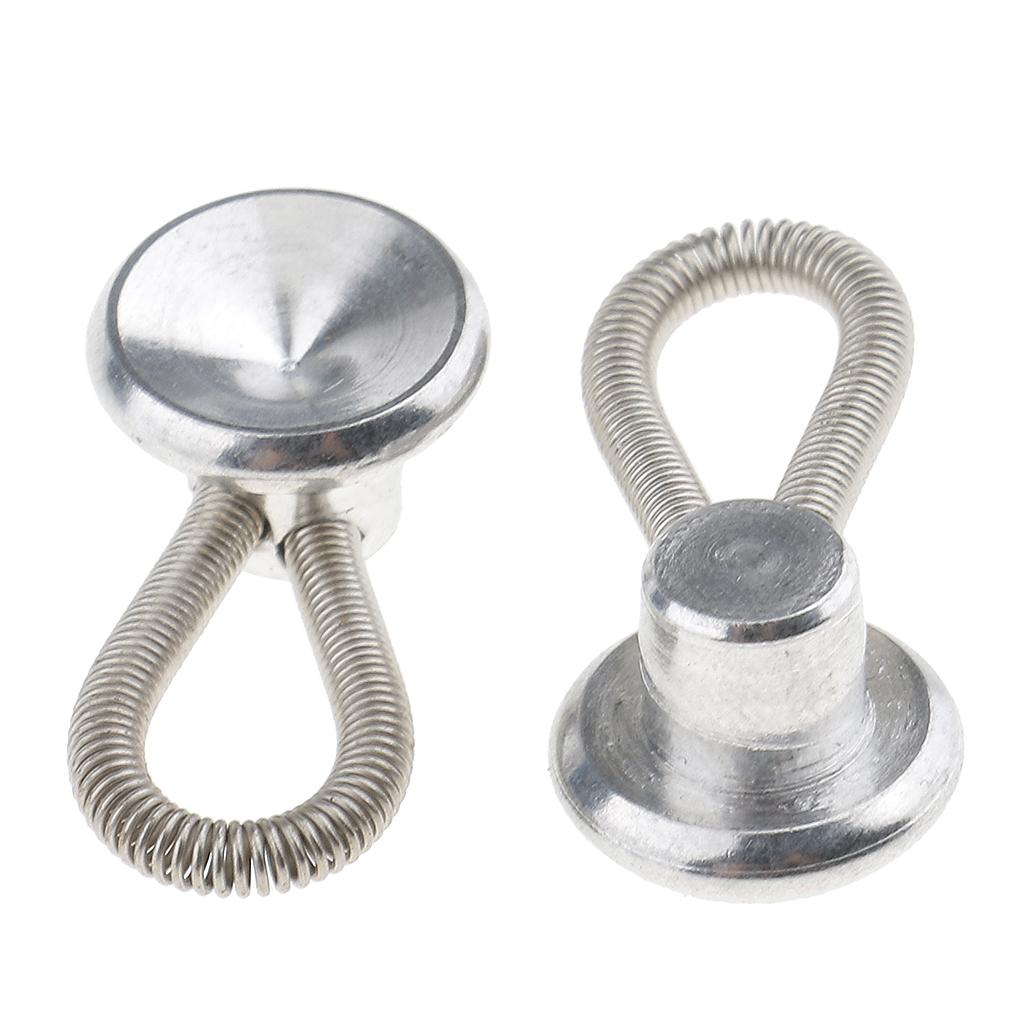 20 Pieces Metal Collar Button Extenders Jeans Shirt Waistband Expanders