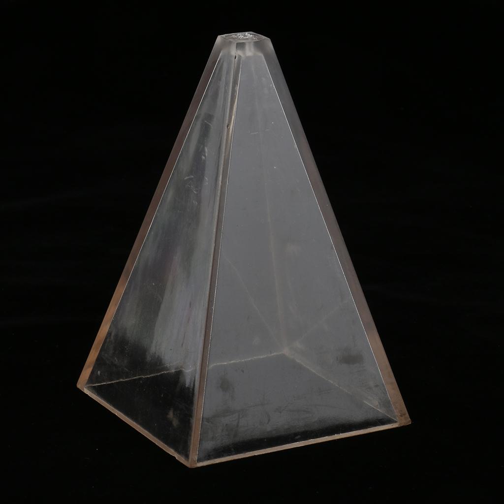 3 Sizes Candle Moulds Pyramid Shape PC Plastic Material Handcrafts DIY