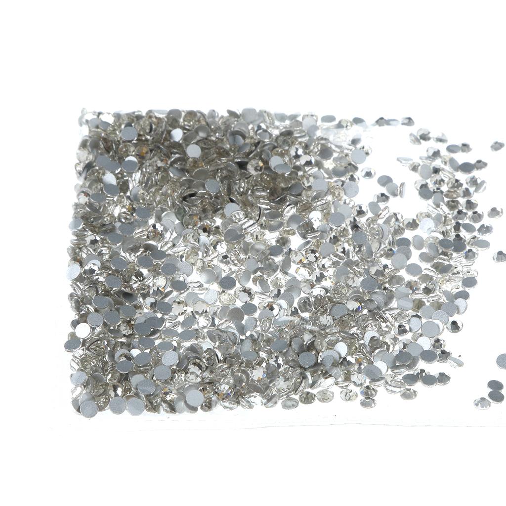 4x1440 Pieces Nail Art Rhinestone Crystal DIY Decoration 2.8 mm