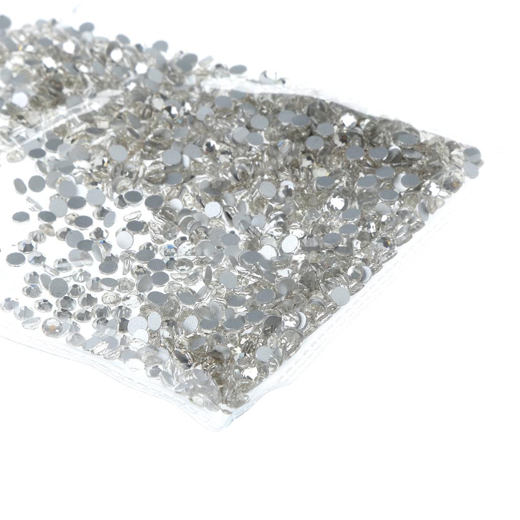 4x1440 Pieces Nail Art Rhinestone Crystal DIY Decoration 2.8 mm