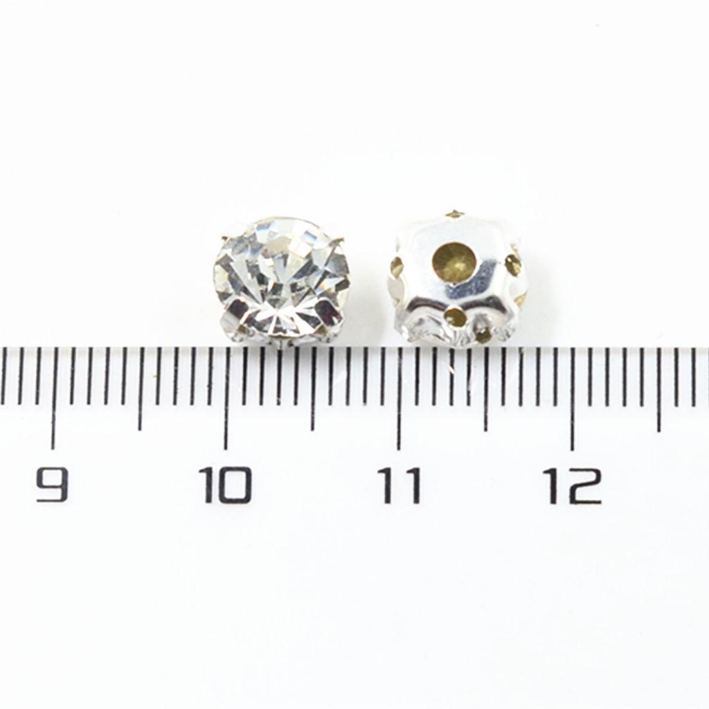 200x Handmade Diamante Sew On Crystal Rhinestone Beads Embellishment 7mm 8mm