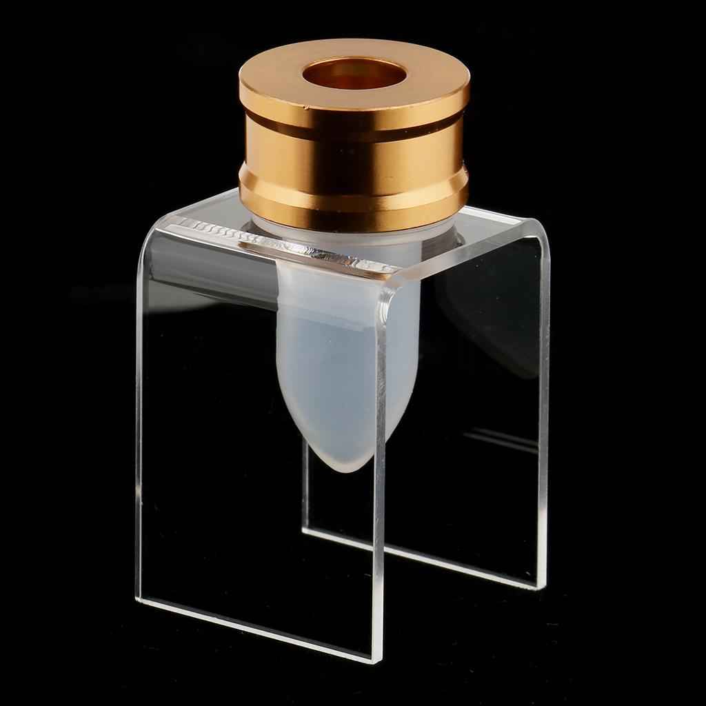 Acrylic Lipstick Mould Holder Lip Balm Mold Stand Clear Single Holes Shelf Tool DIY Lipstick Make Up Tools for 12.1mm Tube