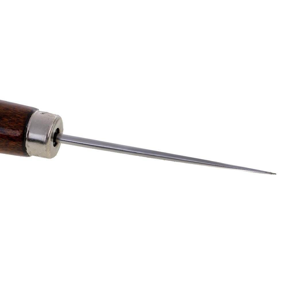 10Pcs Leather Cloth Awl Tool Pin Sewing Punching Hole Maker Stitching Tool
