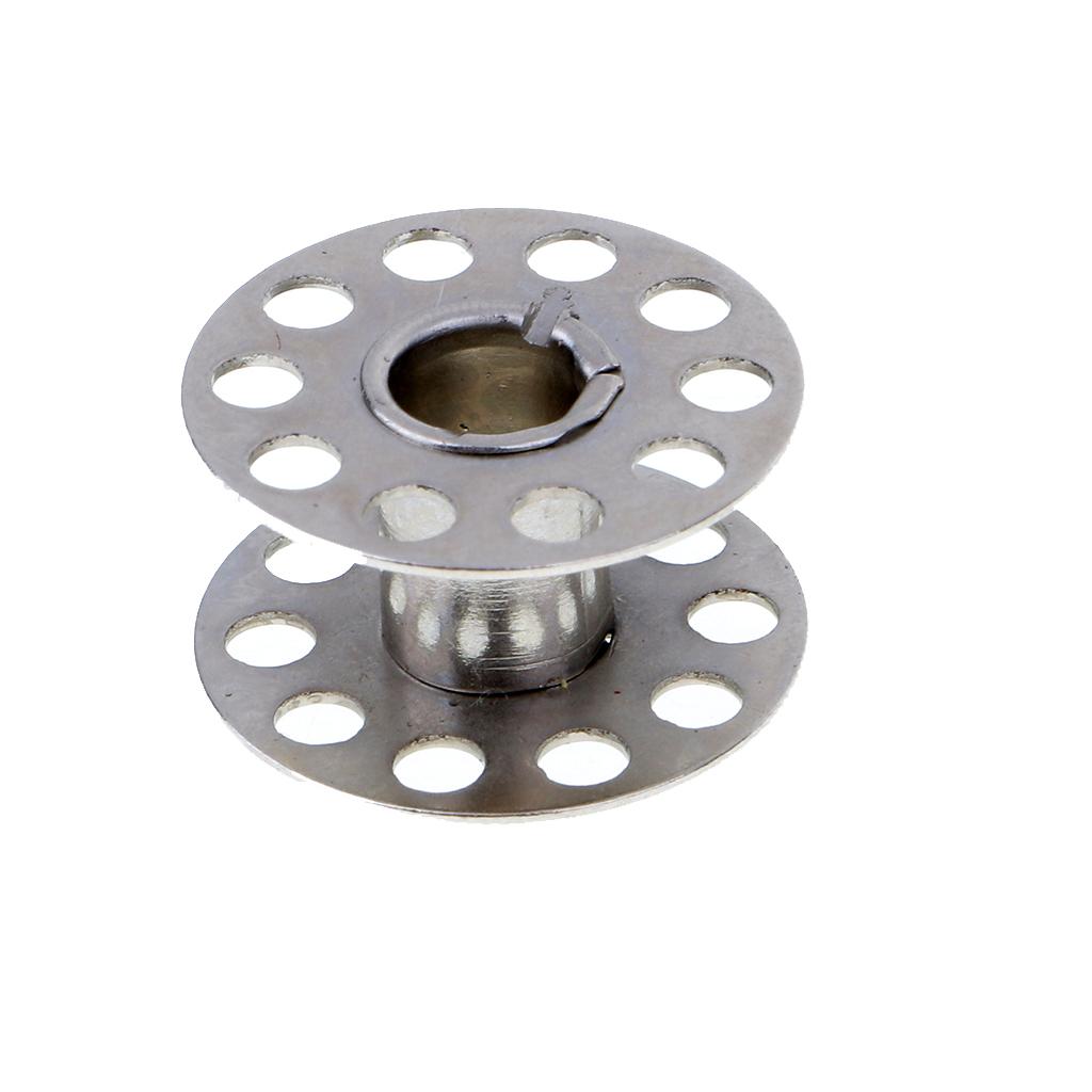 4xSet of 1 Domestic Sewing Machine Bobbin Case + 4 Bobbins 