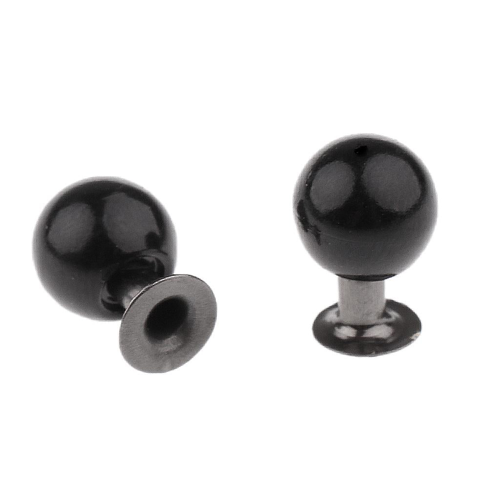 40 Sets Stylish Pearl Bead Rivet Studs Buttons for Garment Bag Accessories