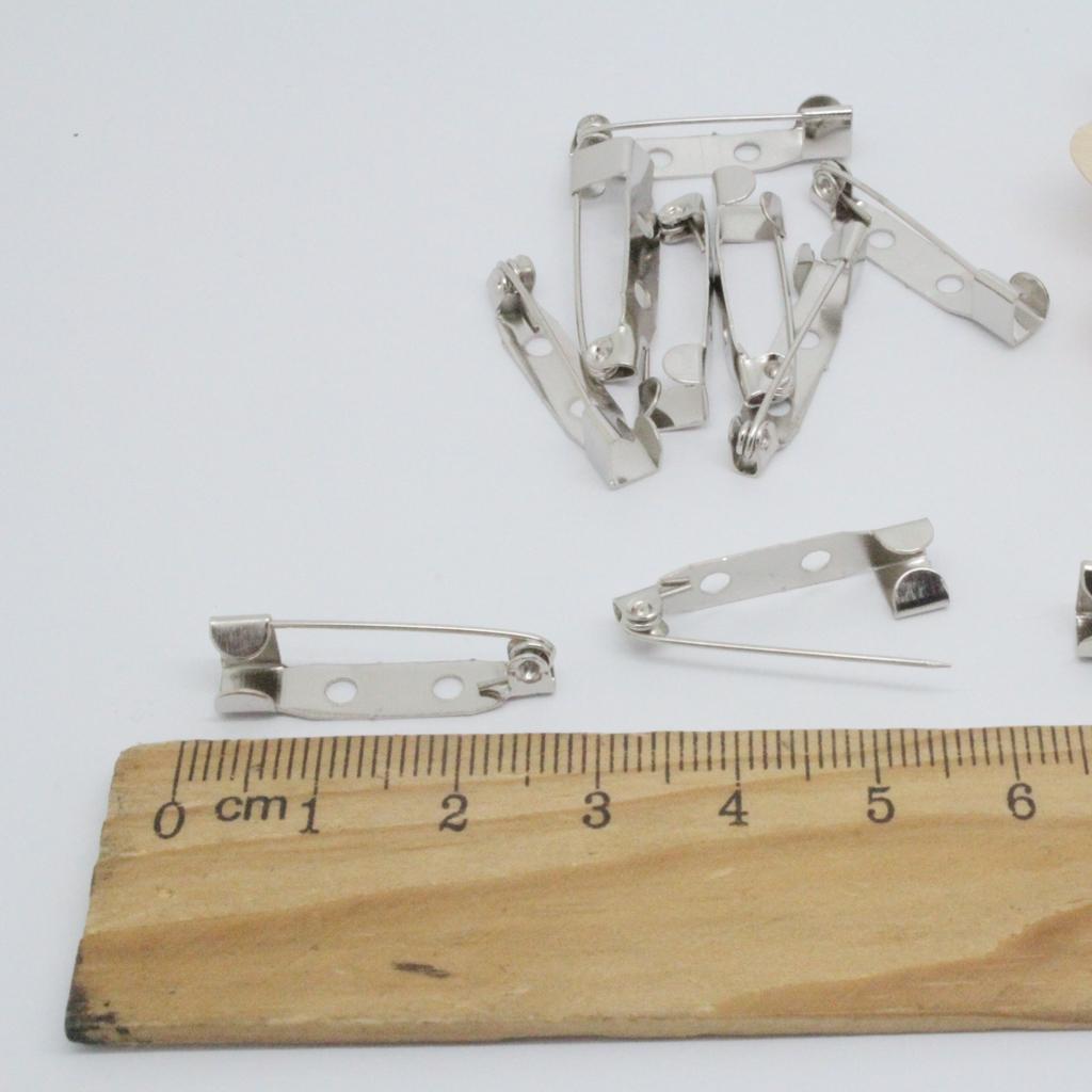 2x10 Pieces Brooch Backs Safety Pins Bar Pin Catch Findings