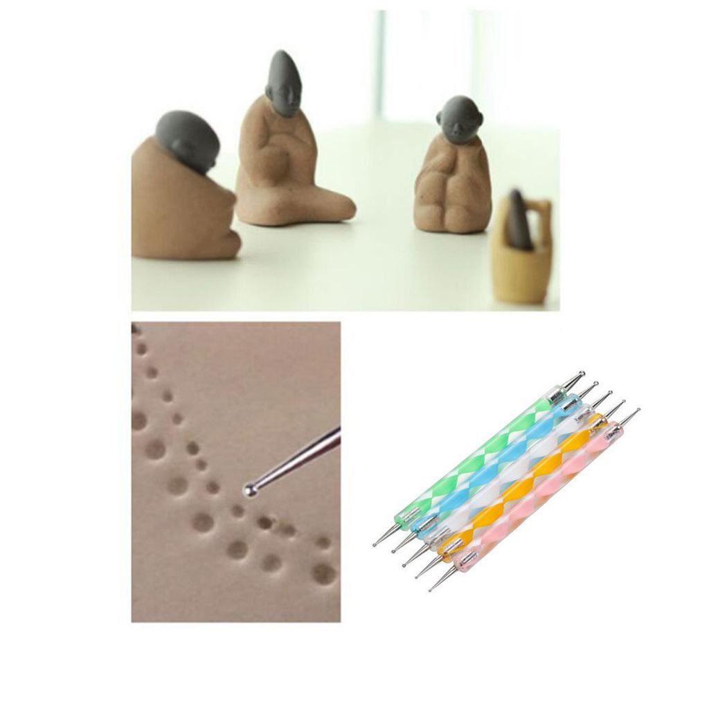 3x5 Pcs Spiral Head Pen Drill Point Needle Nail Art Tools & DIY Clay modeling