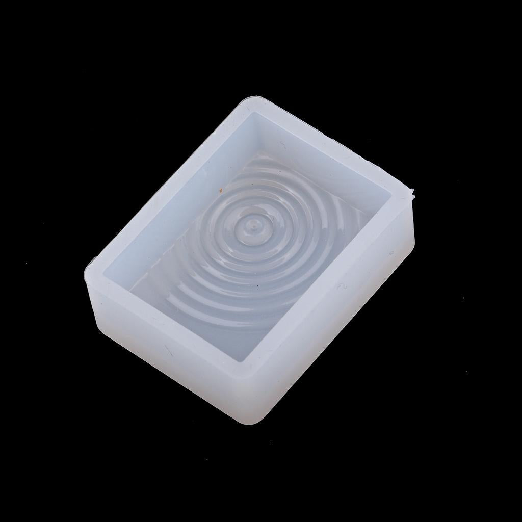 4 Designs Geometric Silicone Pendant Mold DIY Jewelry Resin Craft Mould Tool