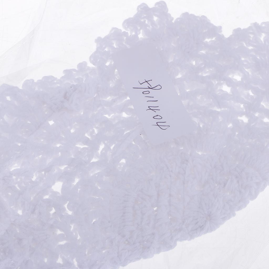3x1 Piece White Handmade Crochet Cotton Lace Table Placemats Doilies  20cm