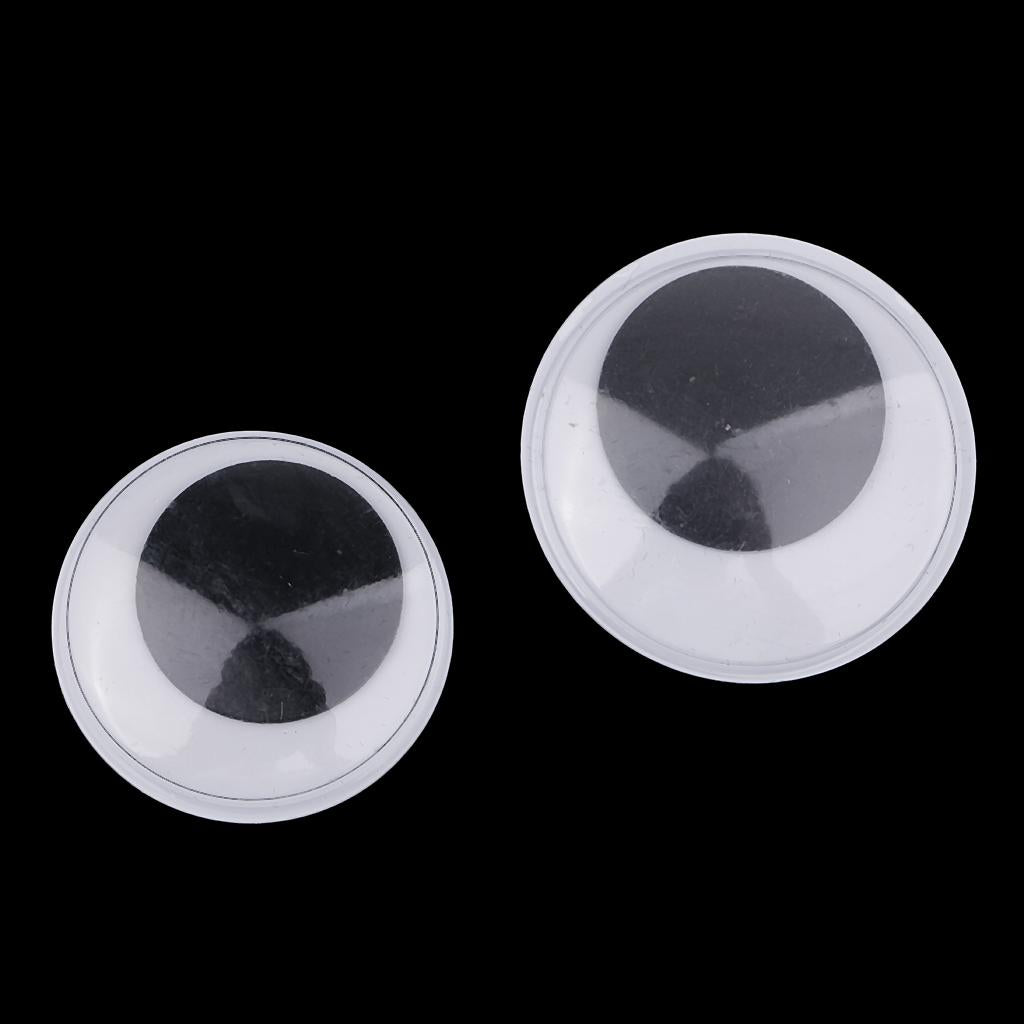2x150 Pieces Self Adhesive Wiggle Googly Eyes DIY Toys Scrapbooking Accessory