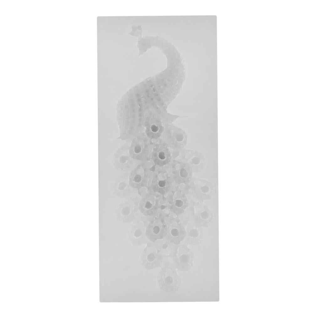 DIY Peacock Style Sugar Craft Silicone Moulds Cake Decor Baking Accessory Chocolate Soap Molds 3D